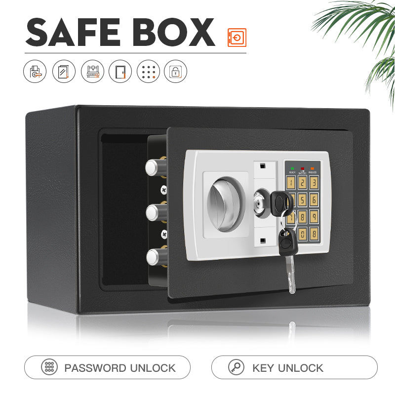 Electronic password Security Bo*， college dorm saferroomhome ，safe,storage,bo* office savings, anti-theft safes Mechanical safe bo* for money key lockbo* safebo*