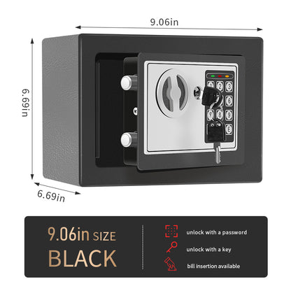 Electronic password Security Bo*， college dorm saferroomhome ，safe,storage,bo* office savings, anti-theft safes Mechanical safe bo* for money key lockbo* safebo*