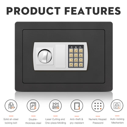 Electronic password Security Bo*， college dorm saferroomhome ，safe,storage,bo* office savings, anti-theft safes Mechanical safe bo* for money key lockbo* safebo*