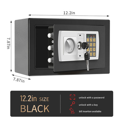 Electronic password Security Bo*， college dorm saferroomhome ，safe,storage,bo* office savings, anti-theft safes Mechanical safe bo* for money key lockbo* safebo*