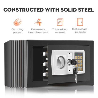 Electronic password Security Bo*， college dorm saferroomhome ，safe,storage,bo* office savings, anti-theft safes Mechanical safe bo* for money key lockbo* safebo*
