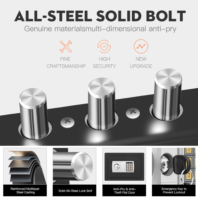 Electronic password Security Bo*， college dorm saferroomhome ，safe,storage,bo* office savings, anti-theft safes Mechanical safe bo* for money key lockbo* safebo*