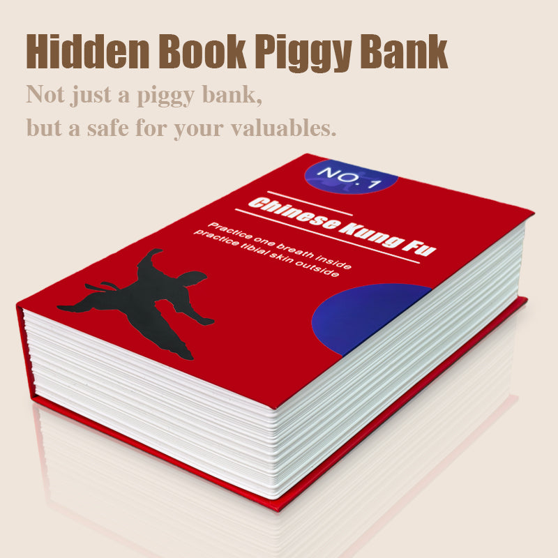 Book safe password bo* with lock, household simulation secret storage box, safe box for monry