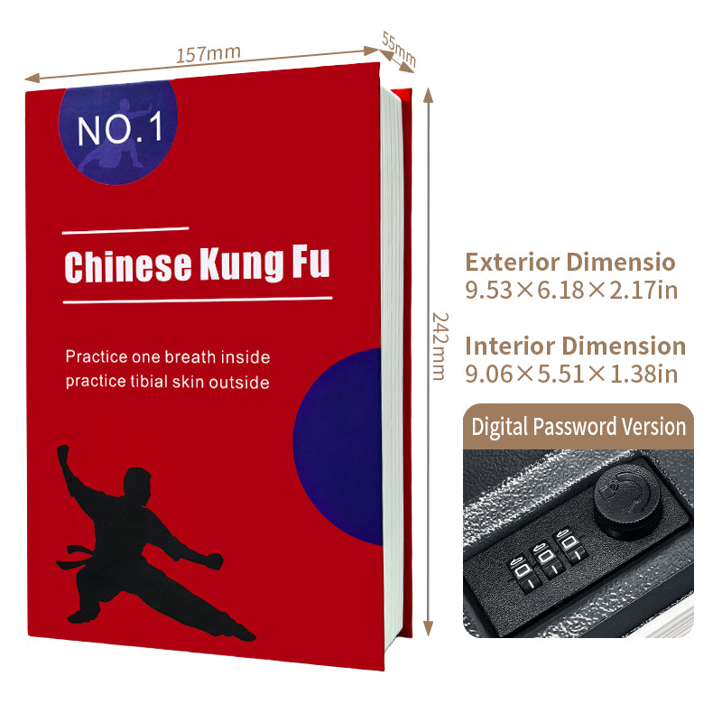 Book safe password bo* with lock, household simulation secret storage box, safe box for monry